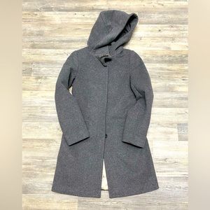 Babaton Pearce Wool Coat with hoodie